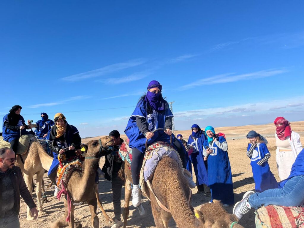 Camel ride in Agafay